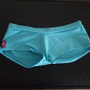 Bad Kitty Aqua pole shorts